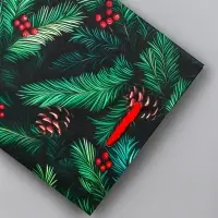 Пакет подарочный новогодний ламинированный, &laquo;Шишки&raquo;, 11.5&times;6.5&times;14.5 см