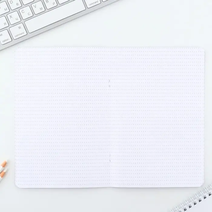 Блокнот А5, 48 л., в точку, обложка софт-тач &laquo;Самый лучший день&raquo;