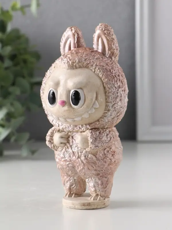 Фигурка гипс &laquo;Чудик&raquo;, 13&times;6.5&times;5.5 см, бежевая