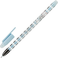 Ручка гелевая со стираем.черн. M&G So Many Cats,дш.0,5 мм,син,асс AKP65872