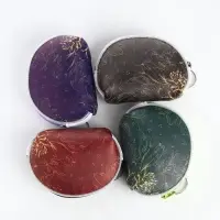 Кошелёк-монетница на молнии, 10&times;1&times;8.5 см, МИКС