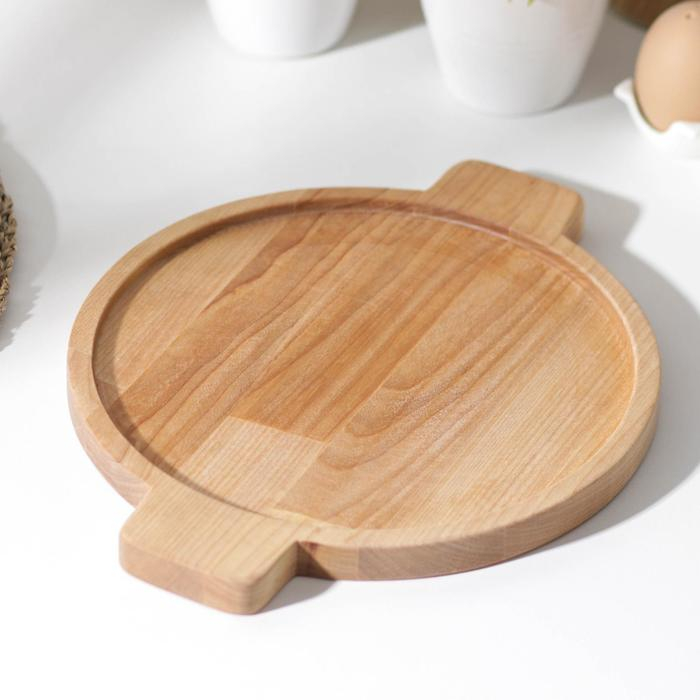 Подставка для сковороды Adelica, 30×24×1,8 см, внутренний диаметр 22 см, берёза Подставка для сковороды Adelica, 30×24×1,8 см, внутренний диаметр 22 см, берёза