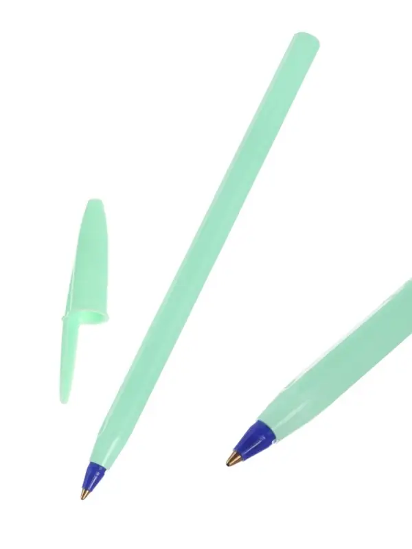 Набор ручек шариковых 3шт BIC Cristal Пастель, синяя, 1,0мм, синие 302563