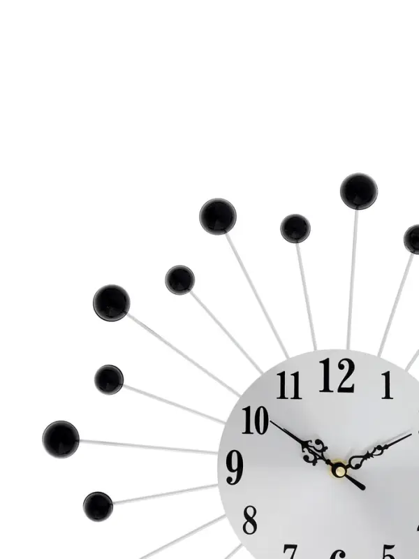 Часы настенные интерьерные &laquo;Лучики&raquo;, серия: Ажур, бесшумные, плавный ход, d=34 см, циферблат 12 см