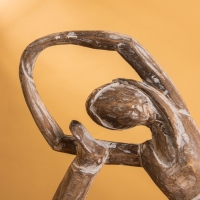 Сувенир «Йога», 27×10×33 см, дерево, коричневый