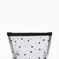 Косметичка дор Сердца, сетка 17*6,5*13,5, отд на молнии, белый Косметичка дор Сердца, сетка 17*6,5*13,5, отд на молнии, белый