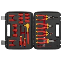 Набор диэлектрических инструментов Topfort 21 предметов (VDE584121)