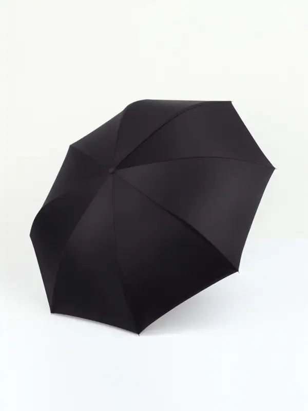 Зонт - наоборот &laquo;Однотон&raquo;, механический, 8 спиц, R=53/61 см, d=106 см, чёрный