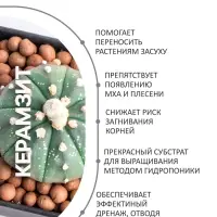 Дренаж Керамзит &laquo;Рецепты Дедушки Никиты&raquo; фр 5-10, 1 л
