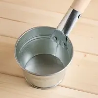 Ковш - черпак для бани и сауны, 500 мл, сталь, деревянная ручка, &laquo;Добропаровъ&raquo;