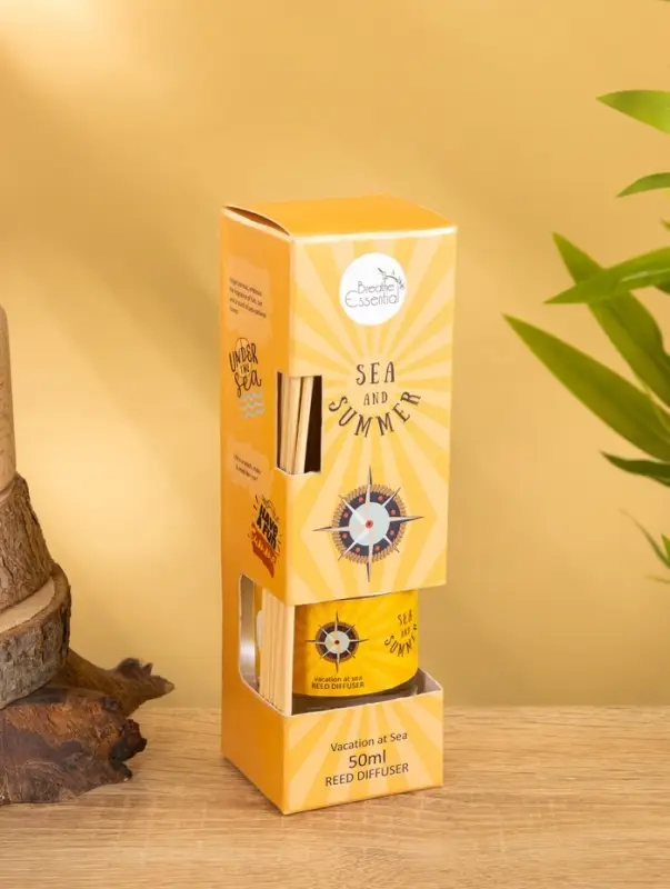 Диффузор Sea and Summer Диффузор Sea and Summer "Vacation at Sea" морской 50 мл, 6 палочек