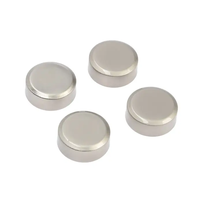 Зеркалодержатель ТУНДРА, d=20 мм, без сверления, цвет матовый никель, 4 шт.