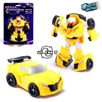 Робот - машинка &laquo;Автобот&raquo;, трансформируется, цвет жёлтый