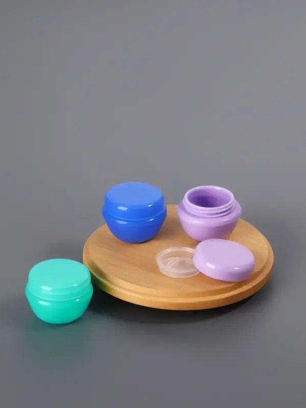 Баночки для хранения, фасовка 3 шт., 5 мл, фиолетовые, зелёные, синие Баночки для хранения, фасовка 3 шт., 5 мл, фиолетовые, зелёные, синие