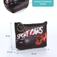 Кошелёк детский &laquo;Гонки&raquo;, для мальчика, монетница, на молнии, МИКС