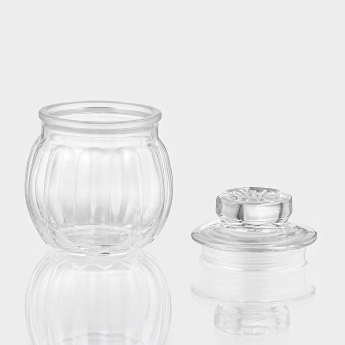 Банка стеклянная для хранения сыпучих продуктов &laquo;Тыковка&raquo;, 200 мл, 8&times;10 см