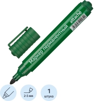 Маркер перманентный универсальный Attache Economy зеленый 2-3 мм