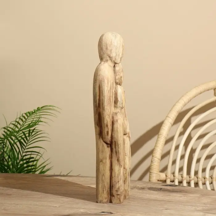 Абстракция &laquo;Семья&raquo;, 15.5&times;7&times;41.5 см, манговое дерево