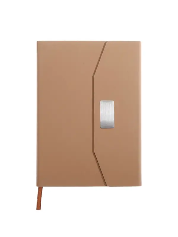 Ежедневник недатированный формат А5, с клапаном, 112л, линия, пвх, Бежевый Ежедневник недатированный формат А5, с клапаном, 112л, линия, пвх, Бежевый