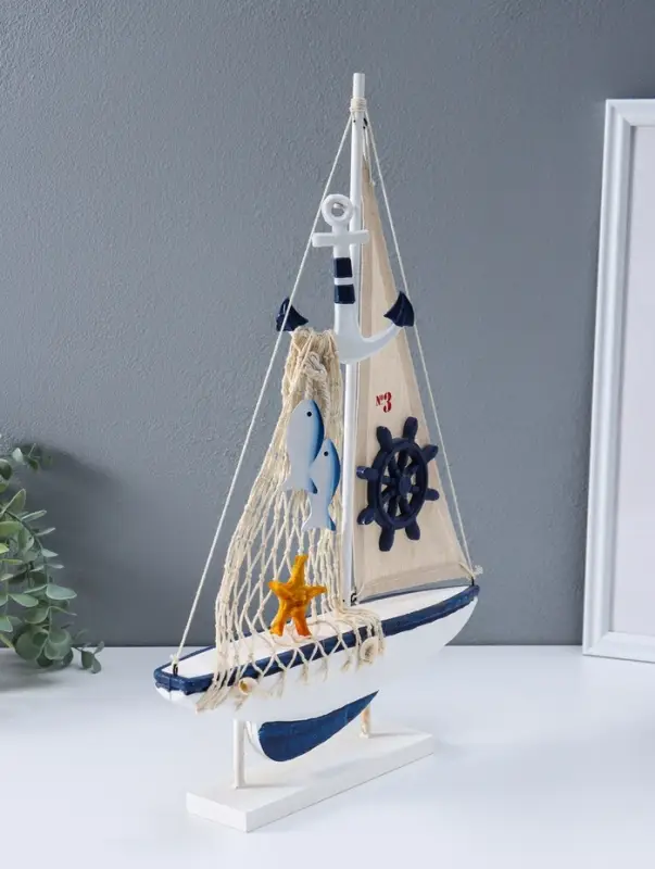 Сувенир интерьерный "Судно рыбацкое" 5х30х45,7 см