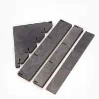 Подставка под открытки 12 ячеек по 12 см, 38.1&times;23&times;25 см, толщина 3 мм, коричневый