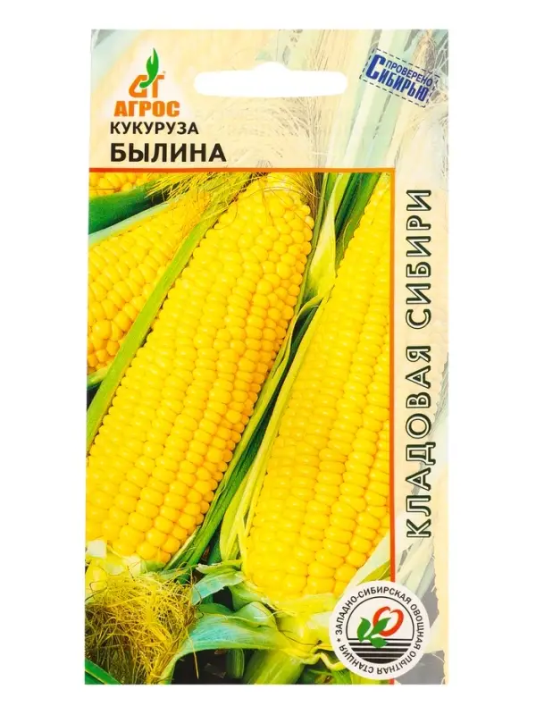 Семена Кукуруза Семена Кукуруза "Былина" 2 г