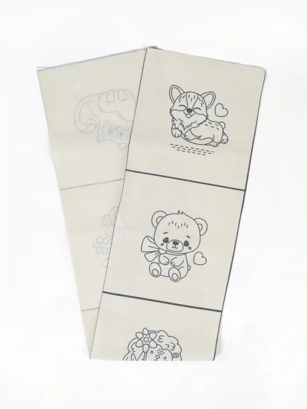 Набор для творчества. Вышивка на холсте Набор для творчества. Вышивка на холсте "Весёлая компания"