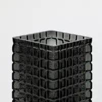 Ваза для цветов &laquo;Валери&raquo;, кубики, 24.5&times;10 см, стекло, серая