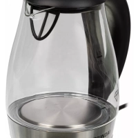 Чайник HYK-G2030 1,7л 2200Вт черный (стекло)