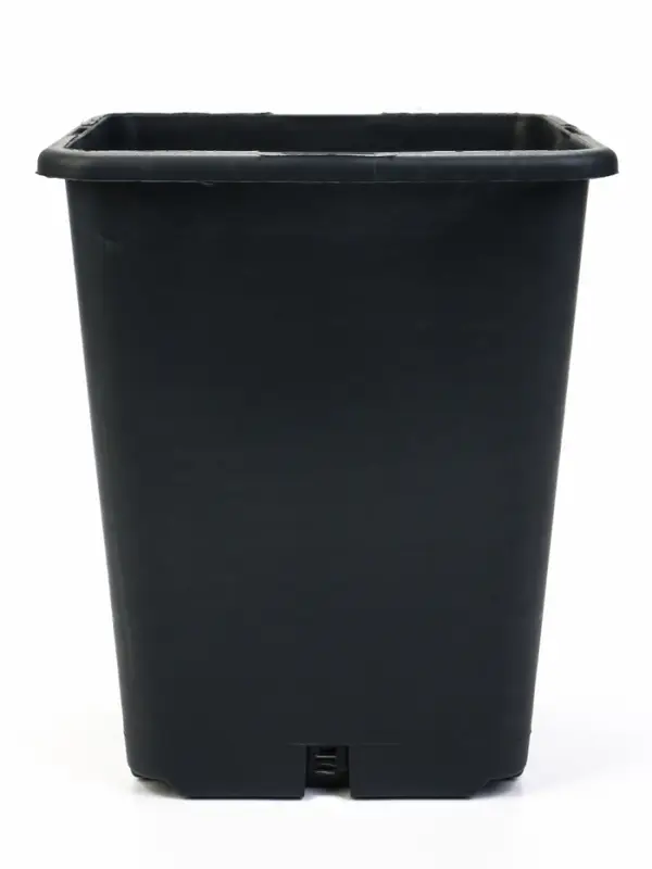 Горшок для рассады, 5 л, 18.5&times;18.5&times;20 см, пластик, чёрный, Greengo