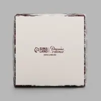 Коробка под 4 конфеты с ячейками &laquo;Новогодние игрушки&raquo;, 10&times;10&times;3 см
