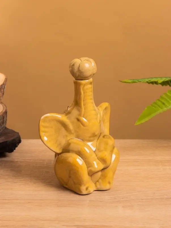 Сосуд для масла «Слон», 10×8×14 см, керамика, бежевый Сосуд для масла «Слон», 10×8×14 см, керамика, бежевый