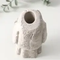 Подсвечник для тонкой свечи «Истукан», 12.5×7×8 см, под камень