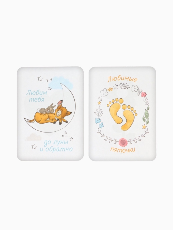 Набор двухсторонних карточек для фотосессий, развивающие чёрно-белые картинки,12×8 см, Дисней