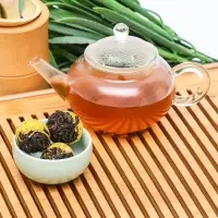 Китайский связанный зеленый чай, 50 г, желтая хризантема Китайский связанный зеленый чай, 50 г, желтая хризантема