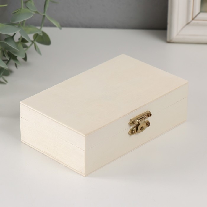 Шкатулка дерево под роспись Шкатулка дерево под роспись "Прямоугольная" замок накидной 13х8х4 см