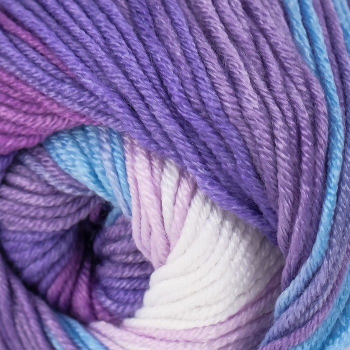 Пряжа Пряжа "Adore Dream" 100% акрил антипиллинг 280м/100г (1056 фиолет-суровый)