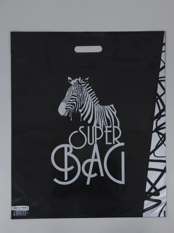 Пакет "БЭГ, полиэтиленовый с вырубной ручкой 50х60 см, 100 мкм