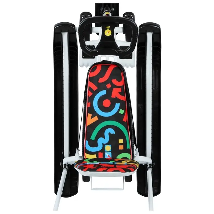 Снегокат с колёсами «Тимка спорт 6 Графичный», ТС6/ГФ, с родительской ручкой, со спинкой и ремнём безопасности