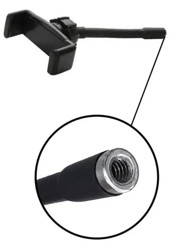 Гибкий держатель для телефона (внутренняя резьба) mini UFH-04 ISA (12см) (200 шт./кор)