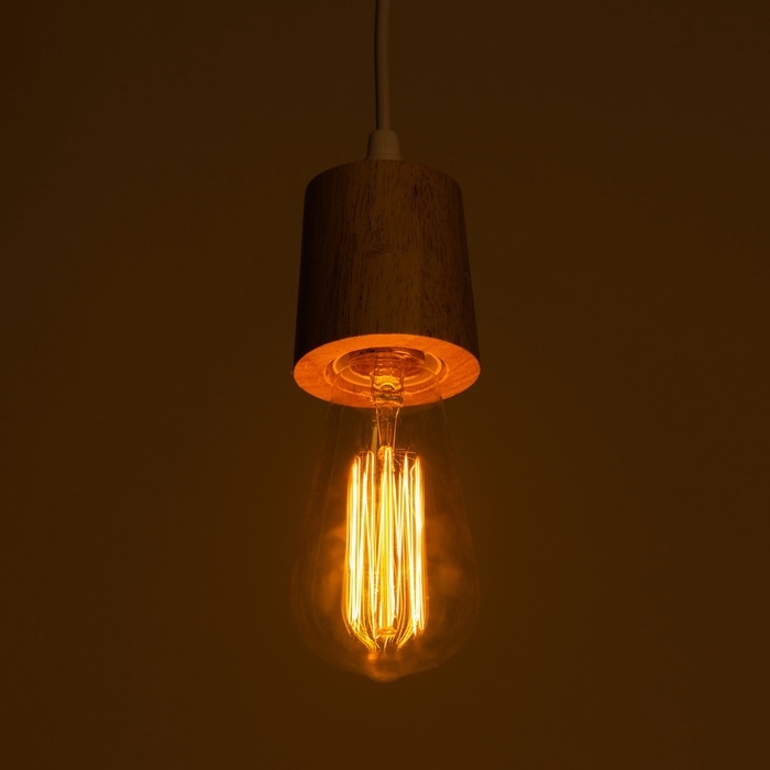 Светильник подвесной Светильник подвесной "Клауд" цилиндр 1х40Вт Е27 белый 5х6,5х95см