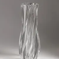 Ваза стекло настольная "Бьорг" 24,5х9 см, прозрачный
