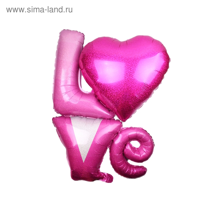 Шар фольгированный 29""Любовь"