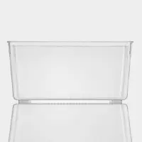 Контейнер для холодильника RICCO, 23.5&times;13&times;11 см, прозрачный