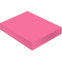 Стикеры Attache с клеев. краем 76х51,неон, розовый 100л