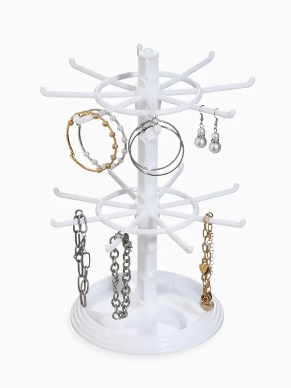 Подставка для украшений &laquo;QF. Карусель&raquo;, универсальная, 16&times;16&times;28 см, белая