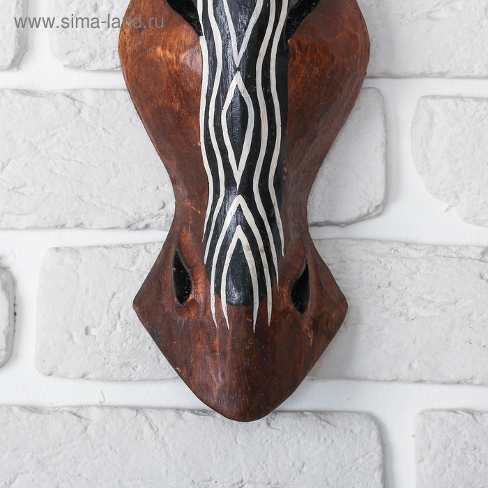 Маска дерево "Зебра" 30х11х4,5 см