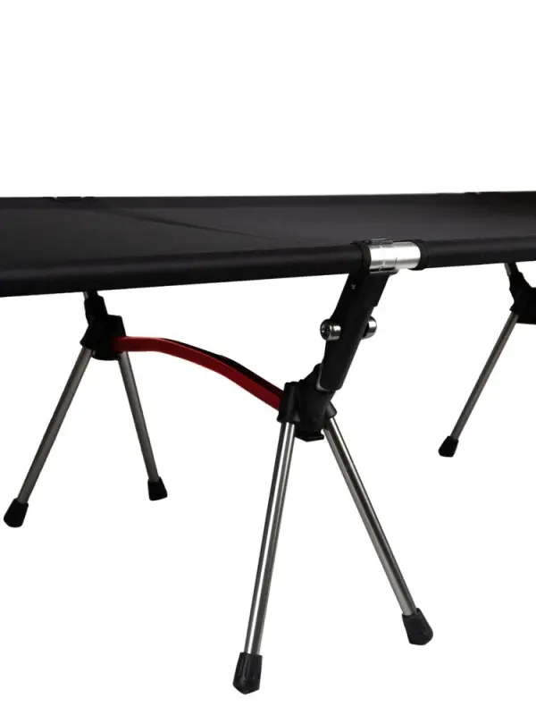 Раскладушка туристическая XJC04, черная Раскладушка туристическая XJC04, черная