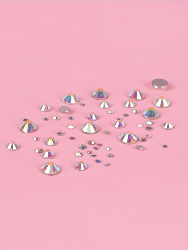 Стразы холод.фикс. SS4-SS20(наб 400шт цена за наб) серебряный АВ АУ