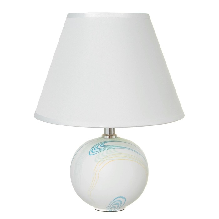 Настольная лампа Настольная лампа "Аделла" Е14 40Вт белый 19,5х19,5х27,5 см